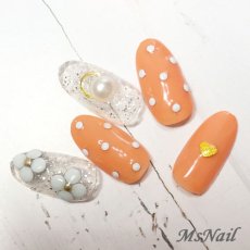 画像7: メタルスタッズ ラウンド ブラック/グレイッシュホワイト 約100P［メール便OK］ (7)