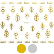 画像1: ネイルシール ロココ アラベスク TY020［メール便OK］ (1)