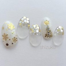 画像4: ネイルシール 雪の結晶 フェザー TY093［メール便OK］ (4)