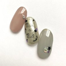 画像4: メタルスタッズ スター ブラック/グレイッシュホワイト 約100P［メール便OK］ (4)