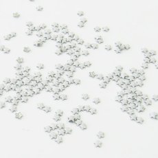 画像3: メタルスタッズ スター ブラック/グレイッシュホワイト 約100P［メール便OK］ (3)