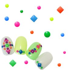 画像4: お得なミックスパック ネオンスタッズ MIX 150粒［メール便OK］ (4)