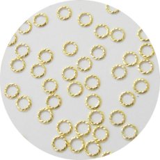 画像2: 在庫限り メタルパーツ ロープフレーム 30P［メール便OK］ (2)