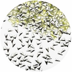 画像3: メタルスタッズ トライアングル 3x5mm 100個［メール便OK］ (3)