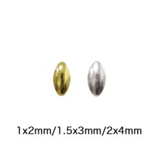 画像1: メタルスタッズ リーフ［メール便OK］ (1)