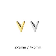 画像1: メタルパーツ サイン 50個［メール便OK］ (1)