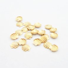 画像2: ネイルパーツ メタルシェル 20個［メール便OK］ (2)