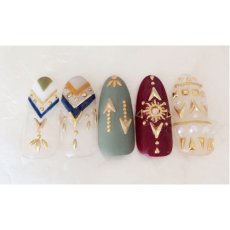 画像2: メタルパーツ サイン 50個［メール便OK］ (2)