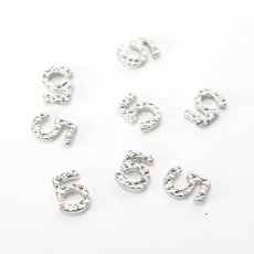 画像3: カーブ付 ネイルパーツ キルティング No.5 7x5mm 10個［メール便OK］ (3)