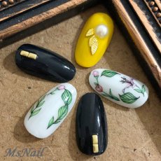 画像11: メタルパーツ リーフ  ゴールド＆シルバー 2x5mm 100個［メール便OK］ (11)