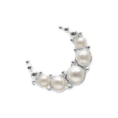 画像3: ネイルパーツ パール・ムーン  5x6mm 2個［メール便OK］ (3)