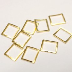 画像2: カーブ付 フレームパーツ スクエア 20個［メール便OK］ (2)