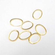 画像2: カーブ付 フレームパーツ オーバル 20個［メール便OK］ (2)