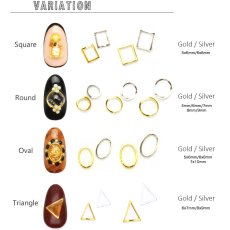 画像12: カーブ付 フレームパーツ ラウンド 20個［メール便OK］ (12)