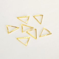 画像2: カーブ付 フレームパーツ トライアングル 20個［メール便OK］ (2)