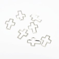 画像3: カーブ付 フレームパーツ クロス 20個［メール便OK］ (3)