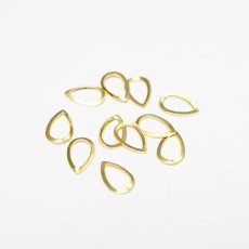 画像2: カーブ付 フレームパーツ ドロップ 20個［メール便OK］ (2)