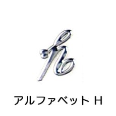 画像6: 在庫処分 ジェル埋込OK 極薄 ソフトパーツ アルファベット シルバー［メール便OK］ (6)