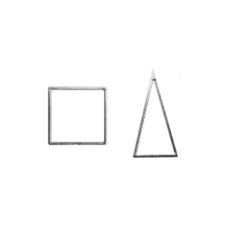 画像1: 在庫処分 ジェル埋込OK Pieadra ソフトパーツ シルバー［メール便OK］ (1)