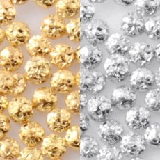 画像1: スパークルスタッズ ラウンド 50個［メール便OK］ (1)