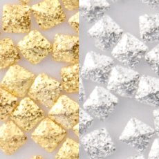 画像1: スパークルスタッズ スクエア 50個［メール便OK］ (1)