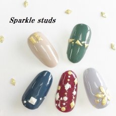 画像6: スパークルスタッズ ラウンド 50個［メール便OK］ (6)