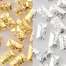 画像1: スパークルスタッズ レクタングル 50個［メール便OK］ (1)