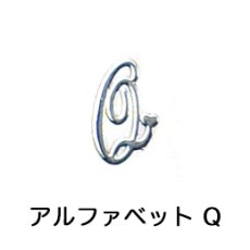 画像9: 在庫処分 ジェル埋込OK 極薄 ソフトパーツ アルファベット シルバー［メール便OK］ (9)
