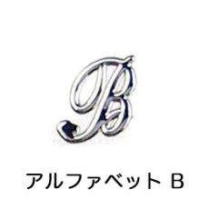 画像3: 在庫処分 ジェル埋込OK 極薄 ソフトパーツ アルファベット シルバー［メール便OK］ (3)