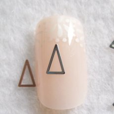 画像8: ジェル埋込OK 極薄 ソフトパーツ 中抜き フレーム 20個［メール便OK］ (8)