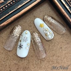 画像5: ジェル埋込OK 極薄 ソフトパーツ Winter 20個［メール便OK］ (5)