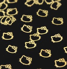 画像3: ジェル埋込OK 極薄 ソフトパーツ キャラクター ゴールド 20個［メール便OK］ (3)