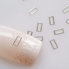 画像6: ジェル埋込OK 極薄 ソフトパーツ 中抜き フレーム 20個［メール便OK］ (6)