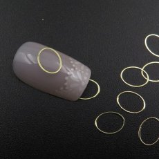 画像4: ジェル埋込OK 極薄 ソフトパーツ 中抜き フレーム 20個［メール便OK］ (4)