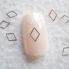 画像14: ジェル埋込OK 極薄 ソフトパーツ 中抜き フレーム 20個［メール便OK］ (14)