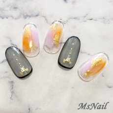 画像10: ジェル埋込OK 極薄 ソフトパーツ ハロウィン ゴールド 20個［メール便OK］ (10)