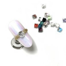 画像3: 在庫限り Pieadra キュービックビジュー ダークパープル 4mm 5個入 ［メール便OK］ (3)