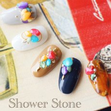画像1: シャワーストーン 12色セット (ケース入)［メール便OK］ (1)