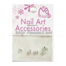 画像4: 在庫限り★セラミック 3Dフラワー 5個［メール便OK］ (4)