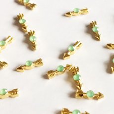 画像5: ネイルジュエリー アロー  ゴールド 5個［メール便OK］ (5)