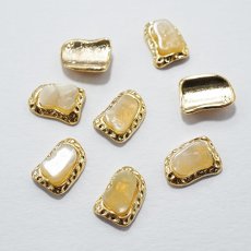 画像7: リアルストーン フレーム付 マーブルストーン 2個［メール便OK］ (7)