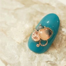 画像5: メタルスタッズ ウェーブコイン 5個［メール便OK］ (5)