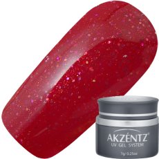 画像2: 訳あり★AKZENTZ スパークルカラーズ #754 ラビッシングレッド 7g　※UV専用［メール便OK］ (2)