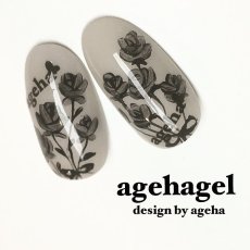 画像5: ageha クリームアートジェル  White / Black 2.7g［メール便OK］ (5)