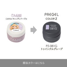 画像5:  PREGEL カラーZ  トゥインクルグレープ PZ-081G　3g［メール便OK］ (5)