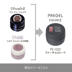 画像5:  PREGEL カラーZ  ファーチョコレート PZ-103I　3g［メール便OK］ (5)