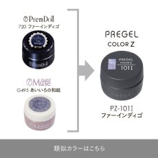画像5:  PREGEL カラーZ  ファーインディゴ PZ-101I　3g［メール便OK］ (5)
