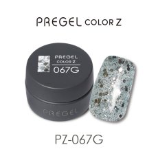 画像1:  PREGEL カラーZ  シャイニーアイスブルー PZ-067G　3g［メール便OK］ (1)