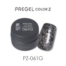 画像1:  PREGEL カラーZ  シャイニーミッドナイト PZ-061G　3g［メール便OK］ (1)