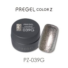 画像1:  PREGEL カラーZ シルバーシャンパン PZ-039G　3g［メール便OK］ (1)